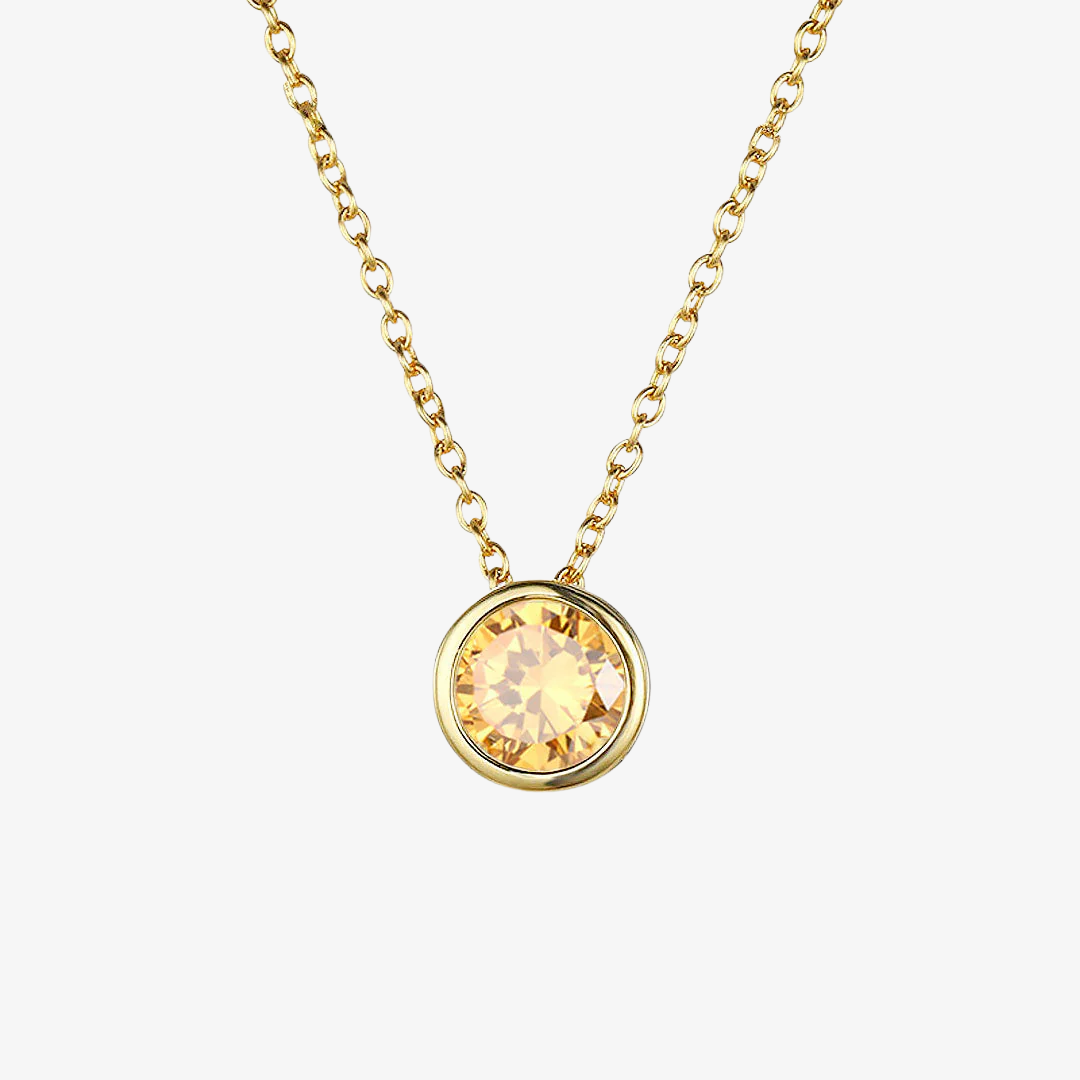 Luna Birthstone Necklace