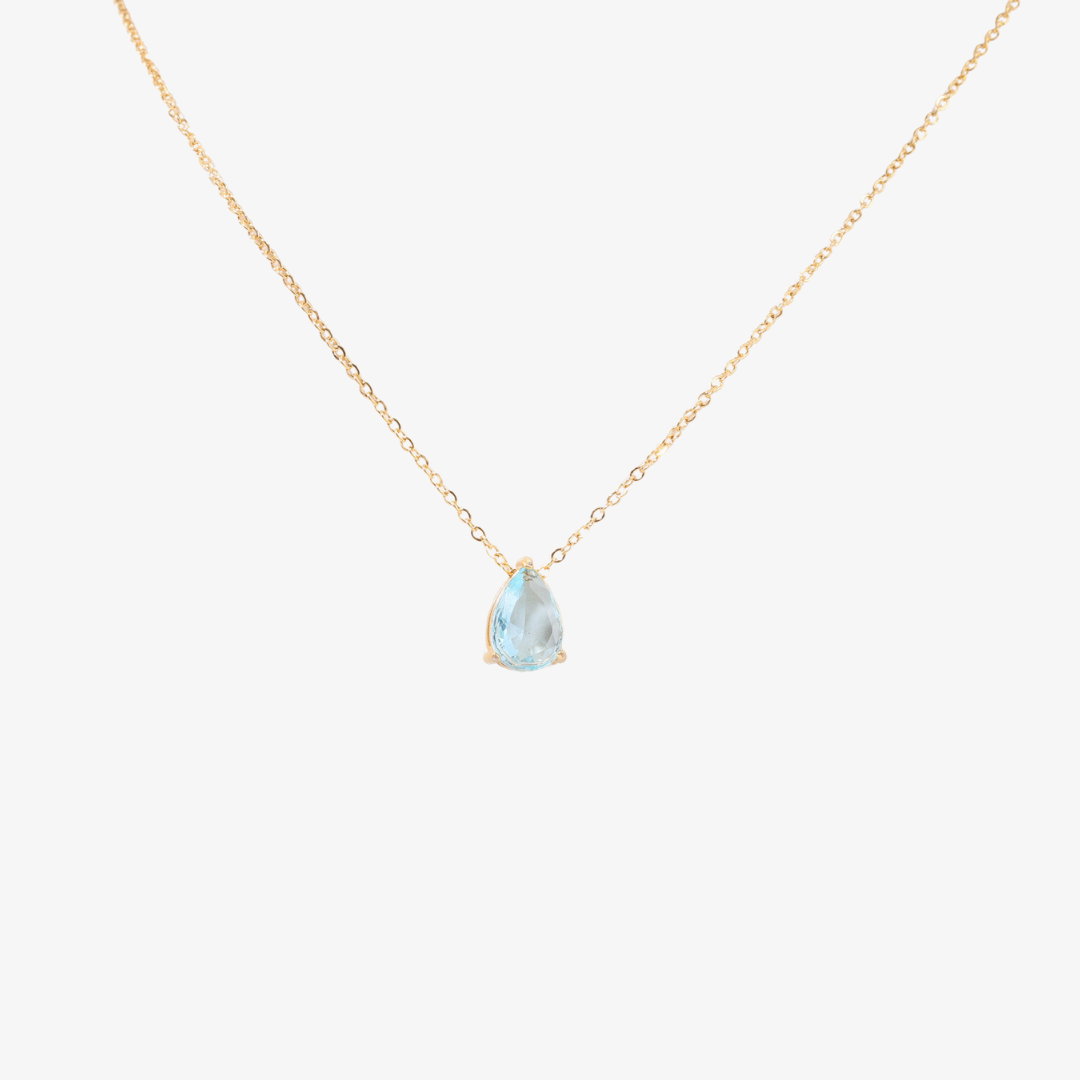 Icy Birthstone Pendant Necklace Design
