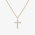 Cubic Zirconia Cross Pendant Necklace