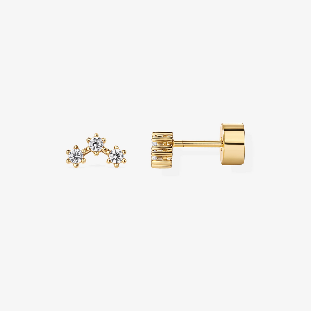 Mini Cluster Starburst Flat Back Studs