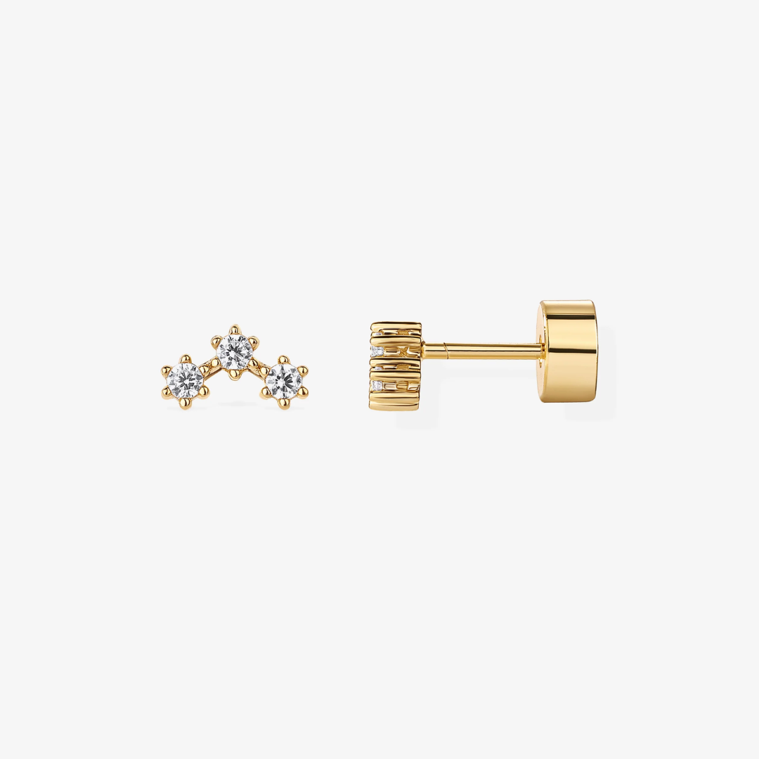 Mini Cluster Starburst Flat Back Studs