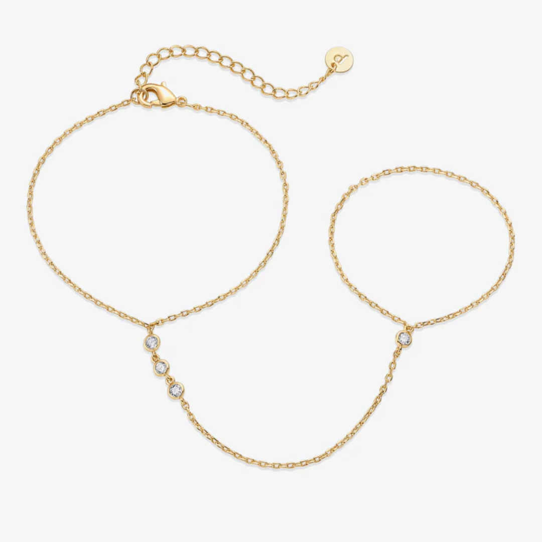 Crystal Hand Chain Bracelet