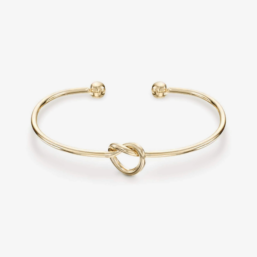 Love Knot Adjustable Bangle Bracelet