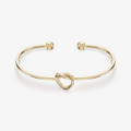 Love Knot Adjustable Bangle Bracelet