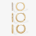 Trilogy Hoop Earring Collection
