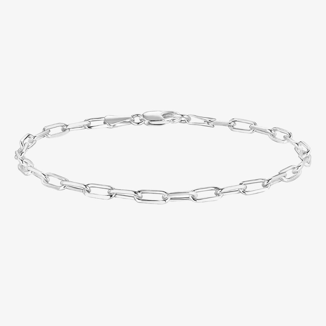 Paperclip Link Chain Bracelet