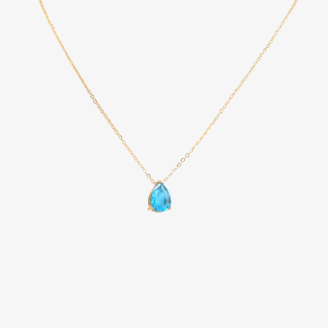 Icy Birthstone Pendant Necklace Design