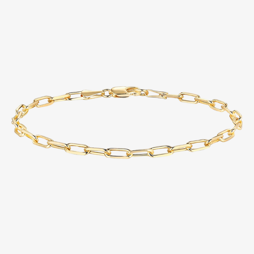 Paperclip Link Chain Bracelet