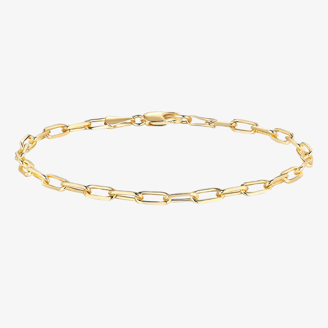 Paperclip Link Chain Bracelet