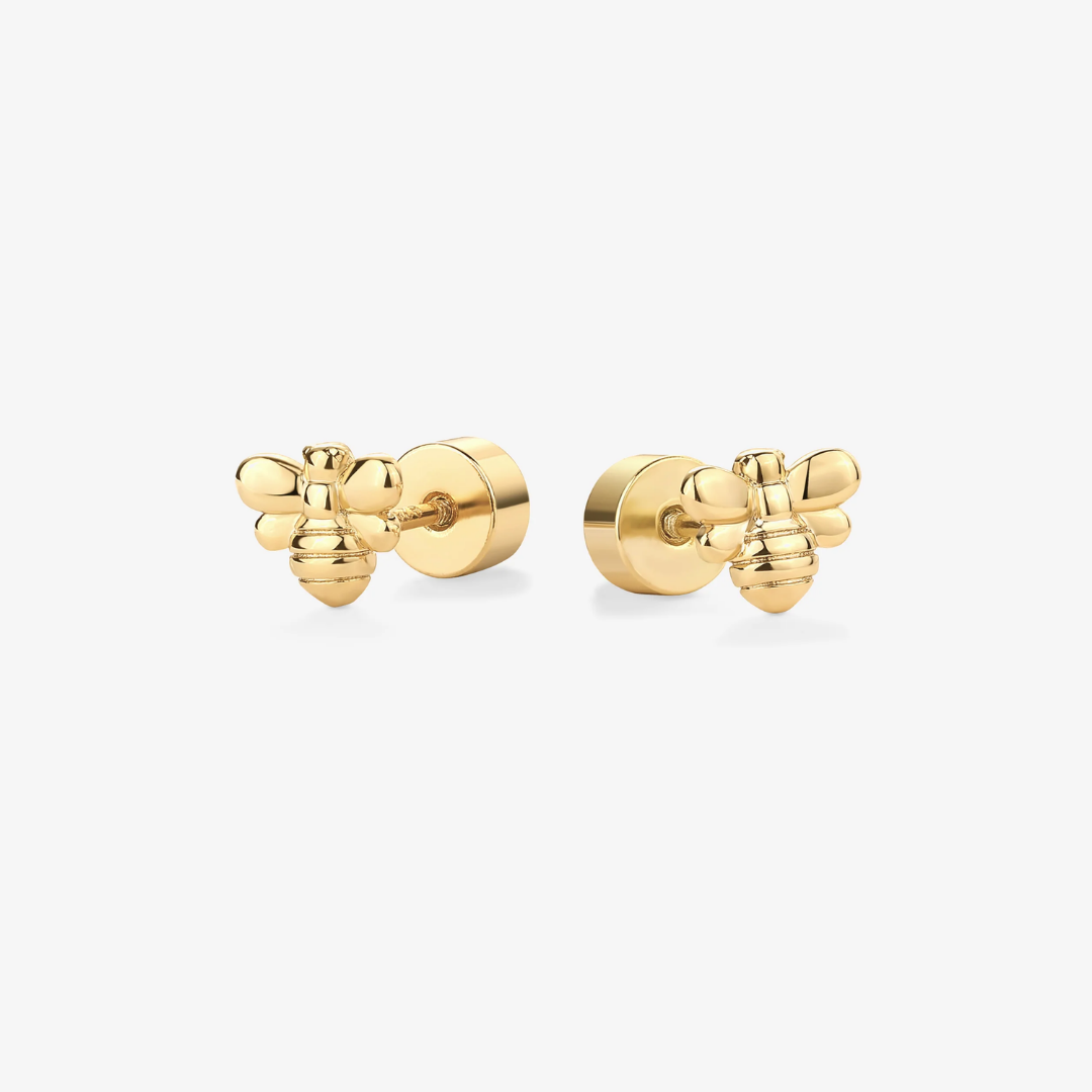 Mini Honey Bee Flat Back Studs
