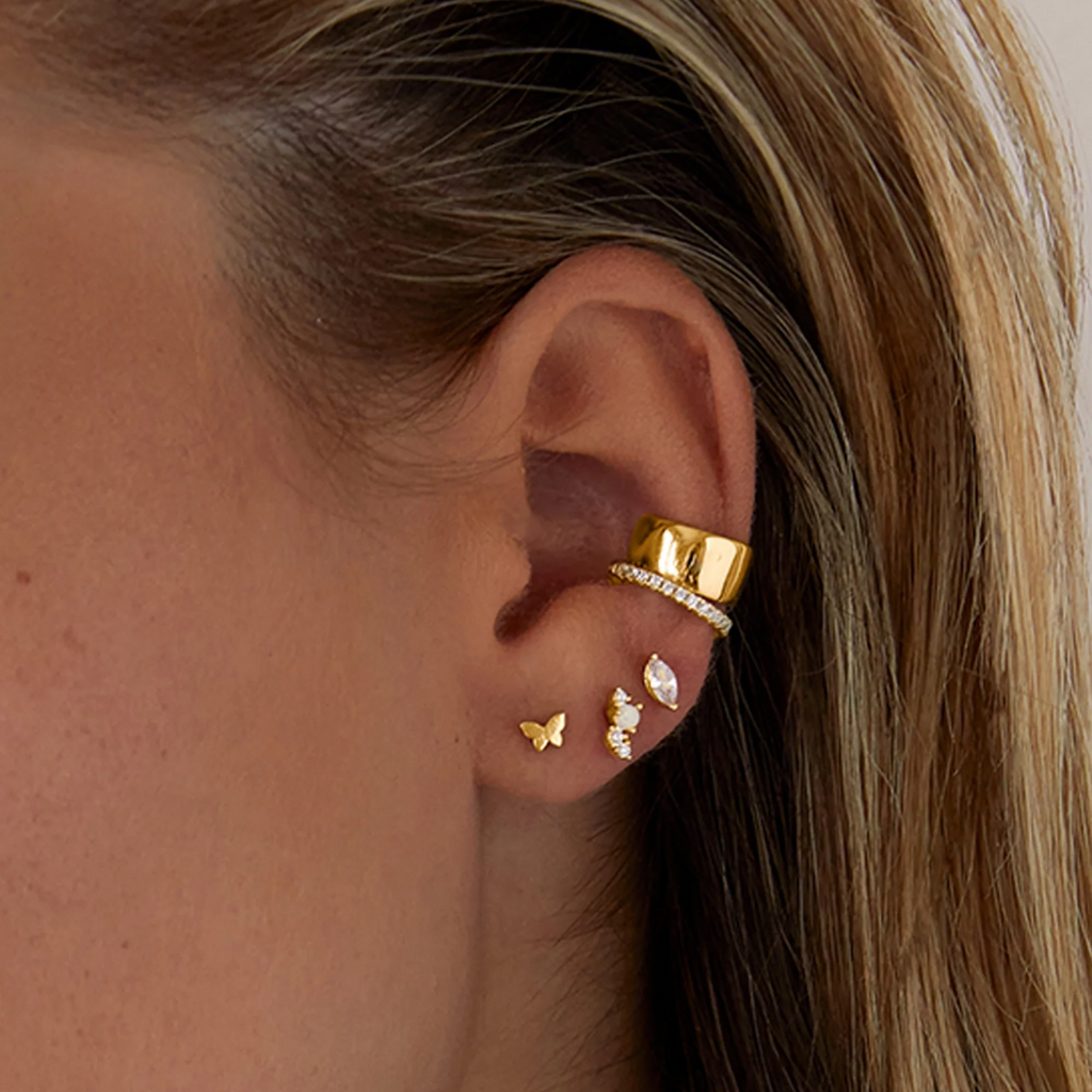 Small Tear Drop Flat Back Studs