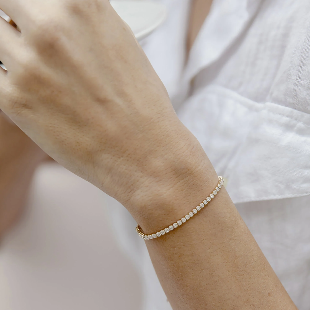 Aura Adjustable Tennis Bracelet