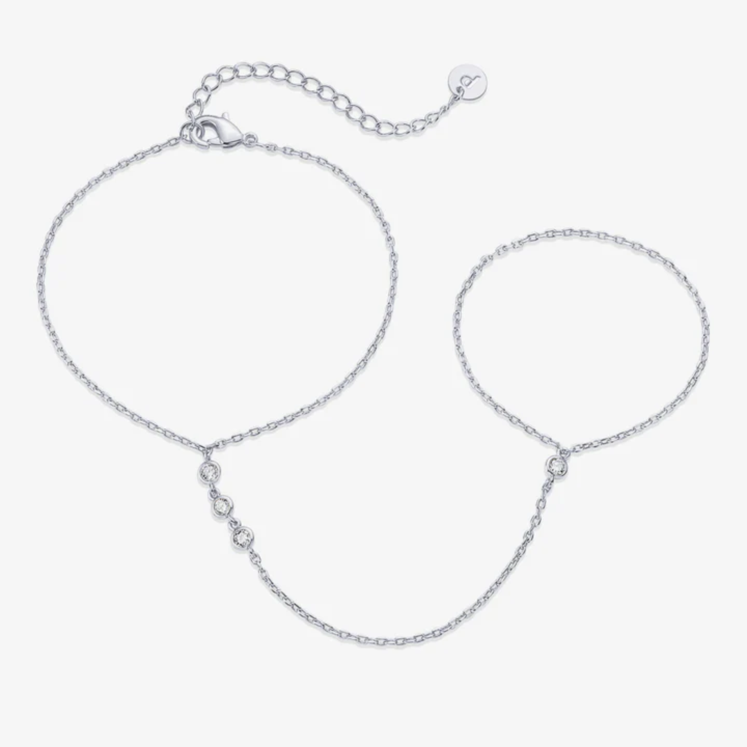 Crystal Hand Chain Bracelet