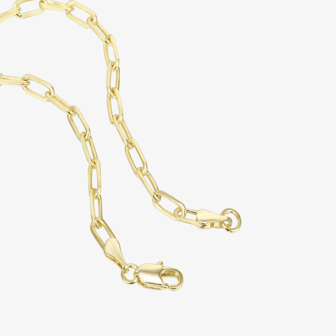 Paperclip Link Chain Bracelet