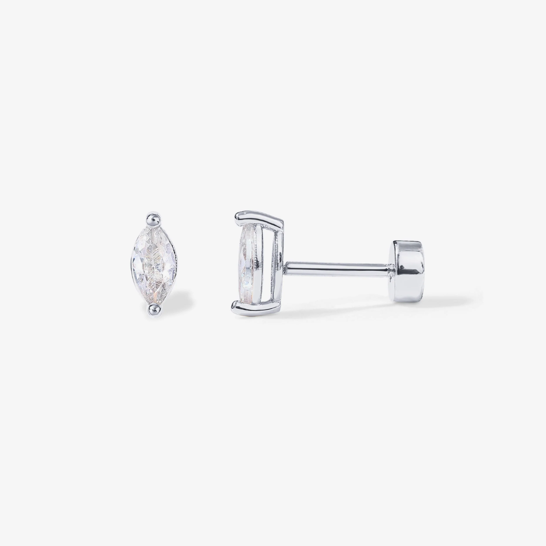 Small Tear Drop Flat Back Studs