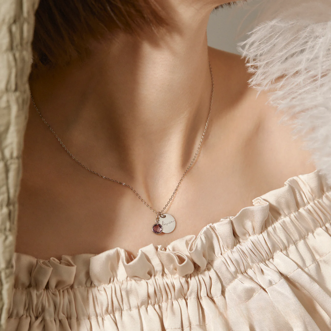 Custom Birthstone Necklace