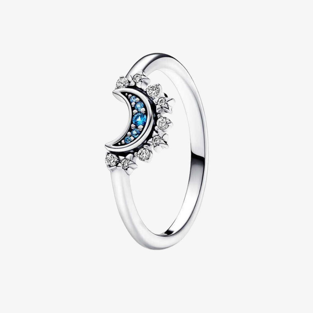 Celestial Sun and Moon Stack Ring Set
