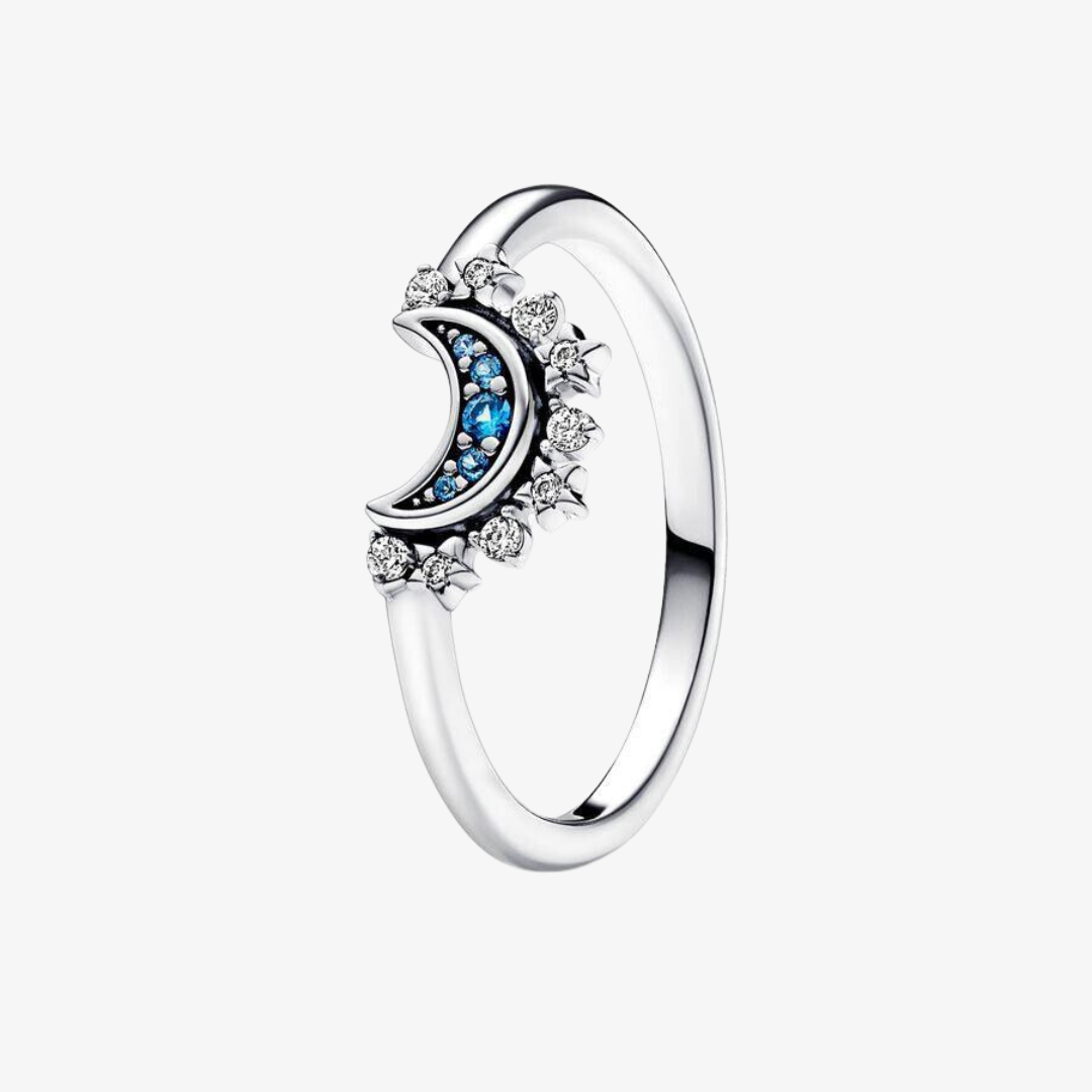 Celestial Sun and Moon Stack Ring Set