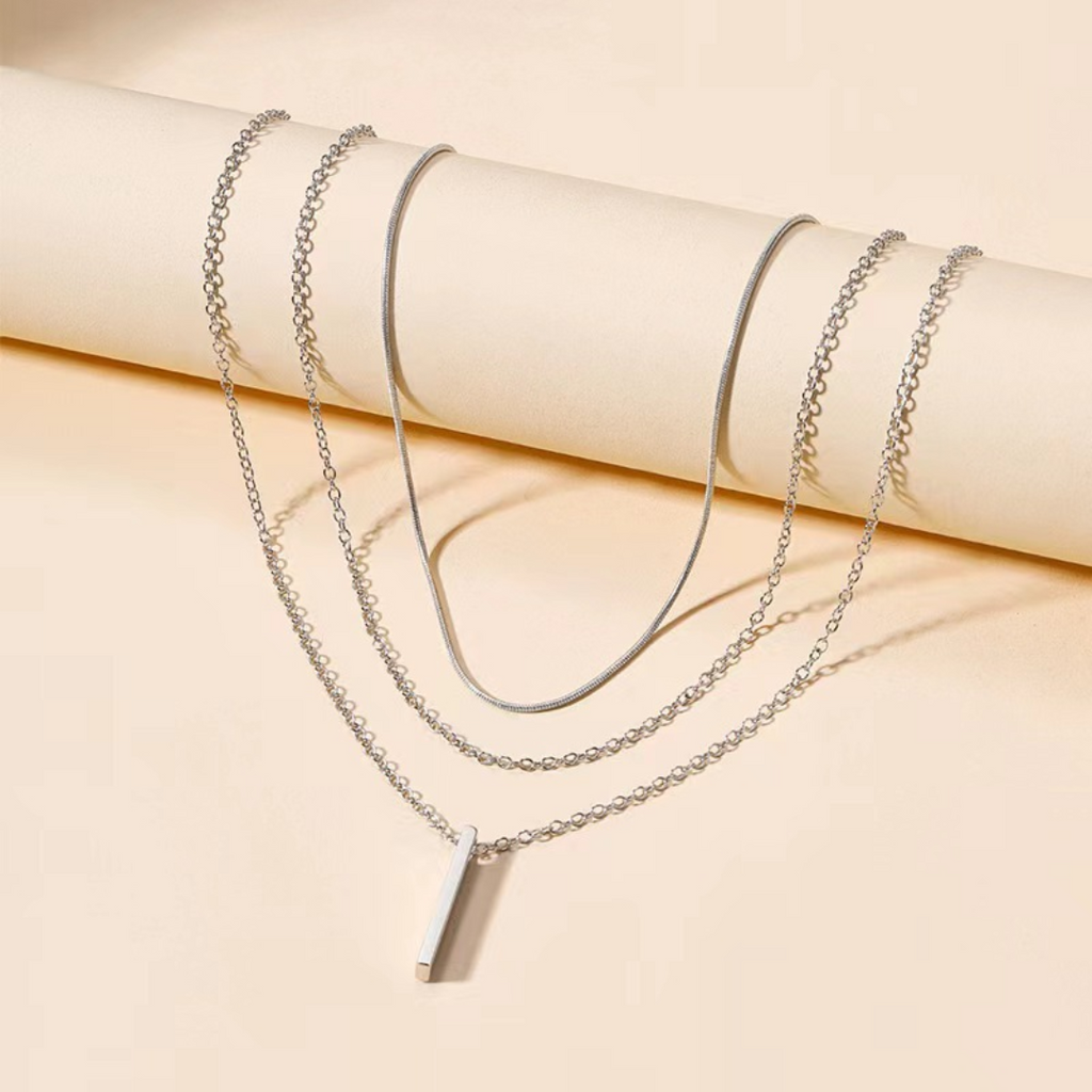 Axis Layered Necklace