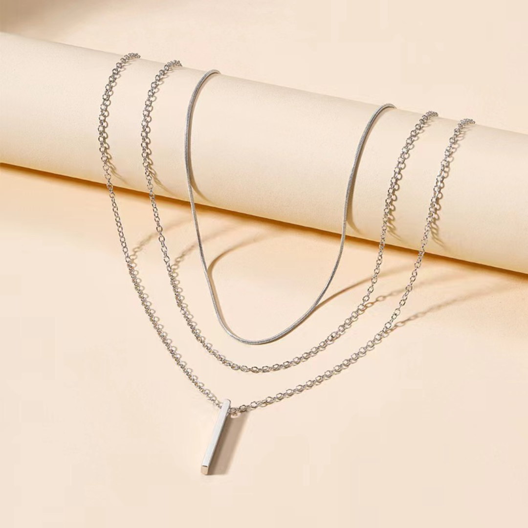 Axis Layered Necklace