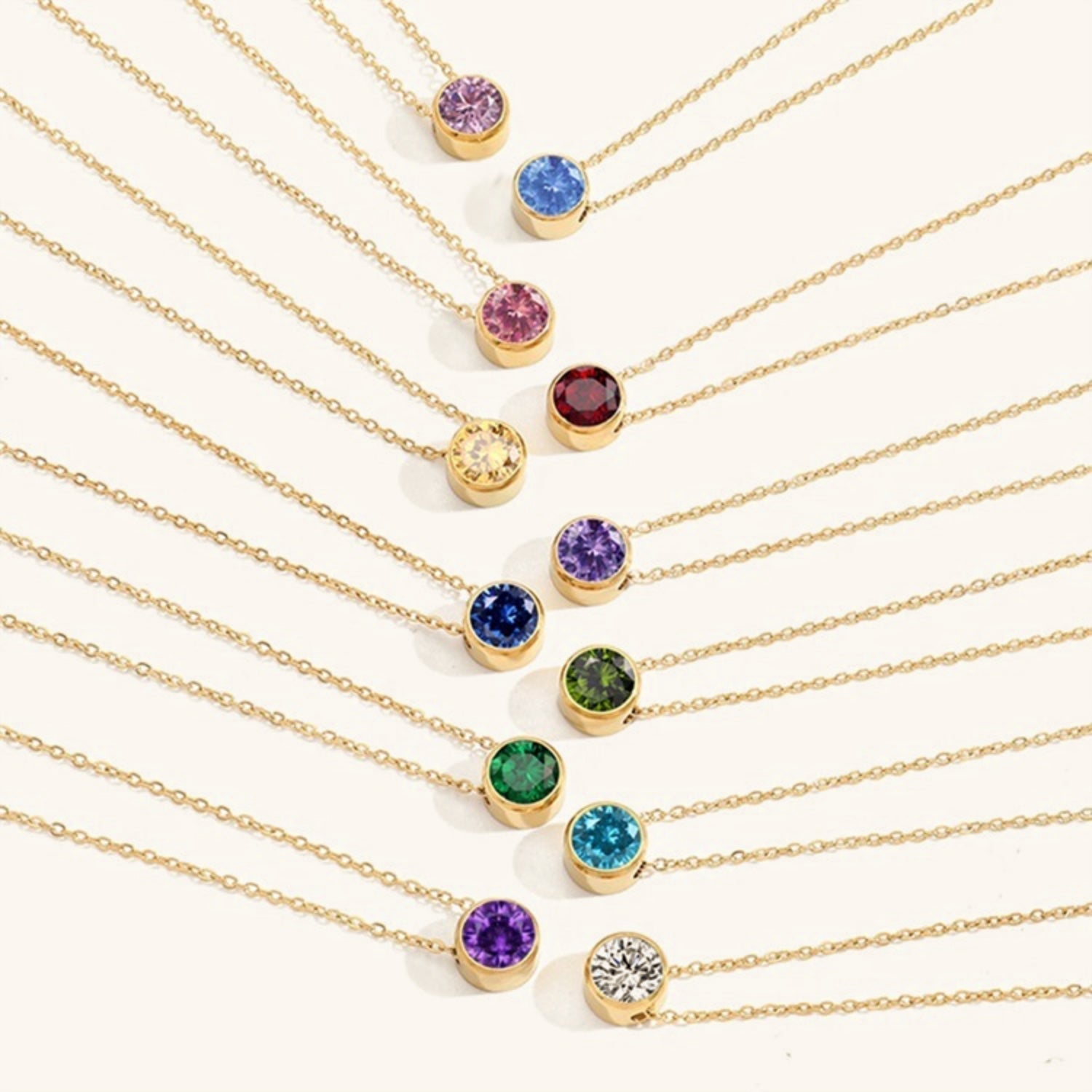 Finelure Birthstone Pendant Necklace