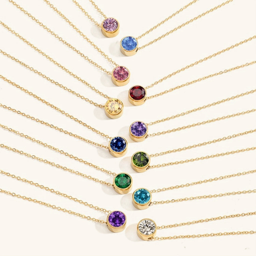 Luna Birthstone Necklace