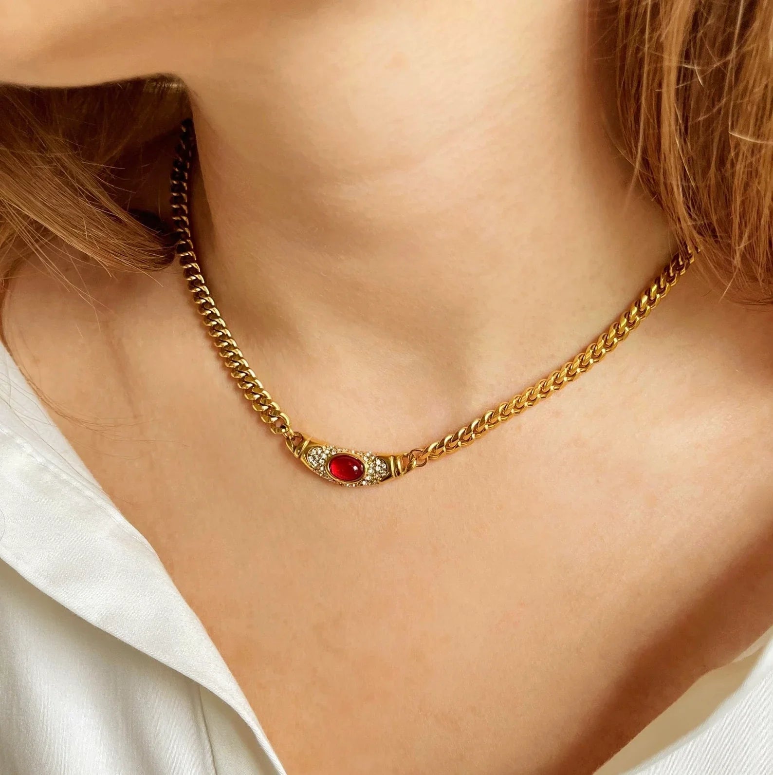 Astra Gemstone Necklace